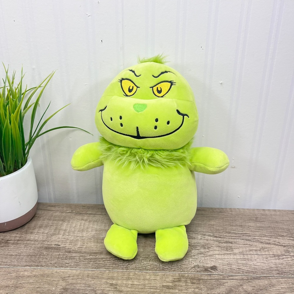 Aurora Dr. Seuss The Grinch Plush Lime‎ Green Stuffed Animal 10 Inch Holiday Toy